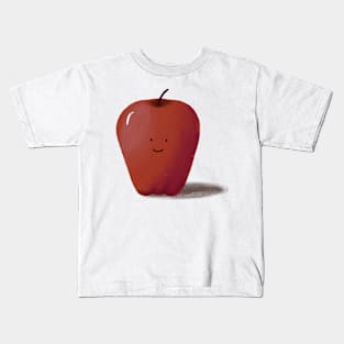 Happy Little Apple Illustration Kids T-Shirt